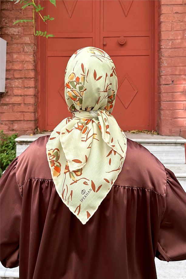 Garden Soft Eşarp Krem 1149-04 - 3