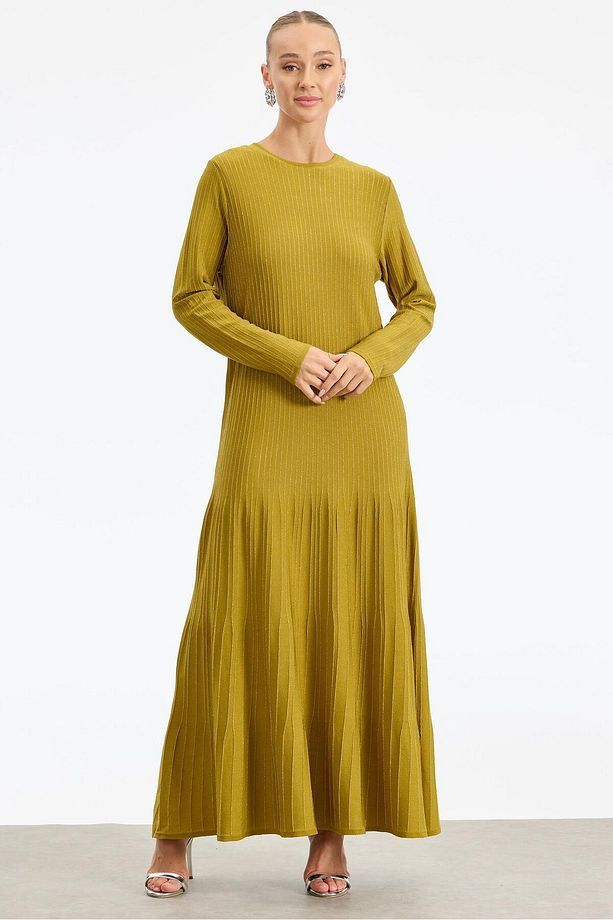 Simli Rayon Elbise ASİT - 1