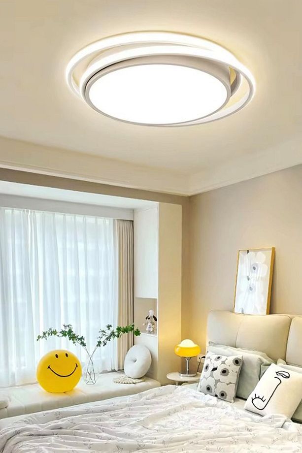 Galaksi Model Yuvarlak Led Avize,yüksek Aydınlatmalı,kumandalı Avize,3 Renk Aydınlatma Tavan Avizesi - 5