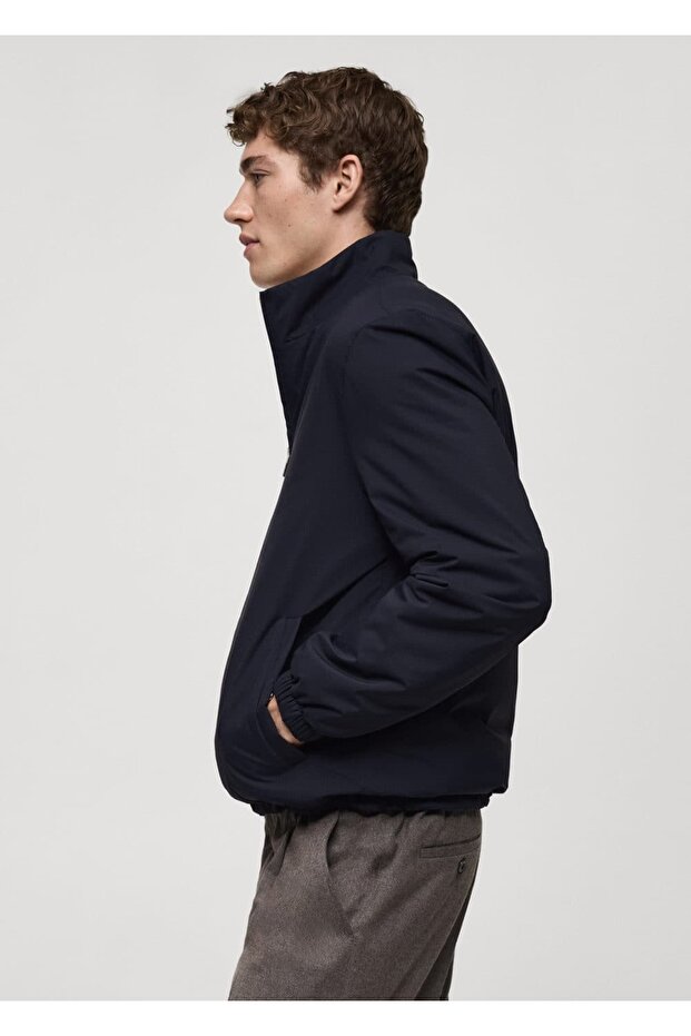 Double Sided Water Repellent Quilted Jacket - 6