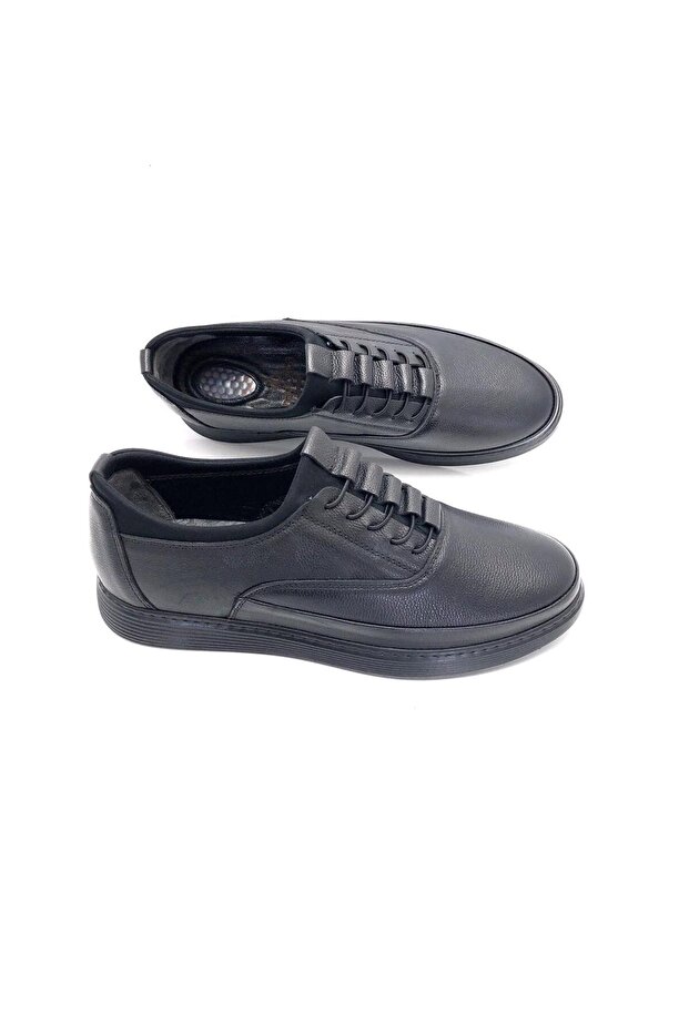 Baykara Genuine Leather Full Orthopedic Large Size Lightweight Soft Men's Shoes