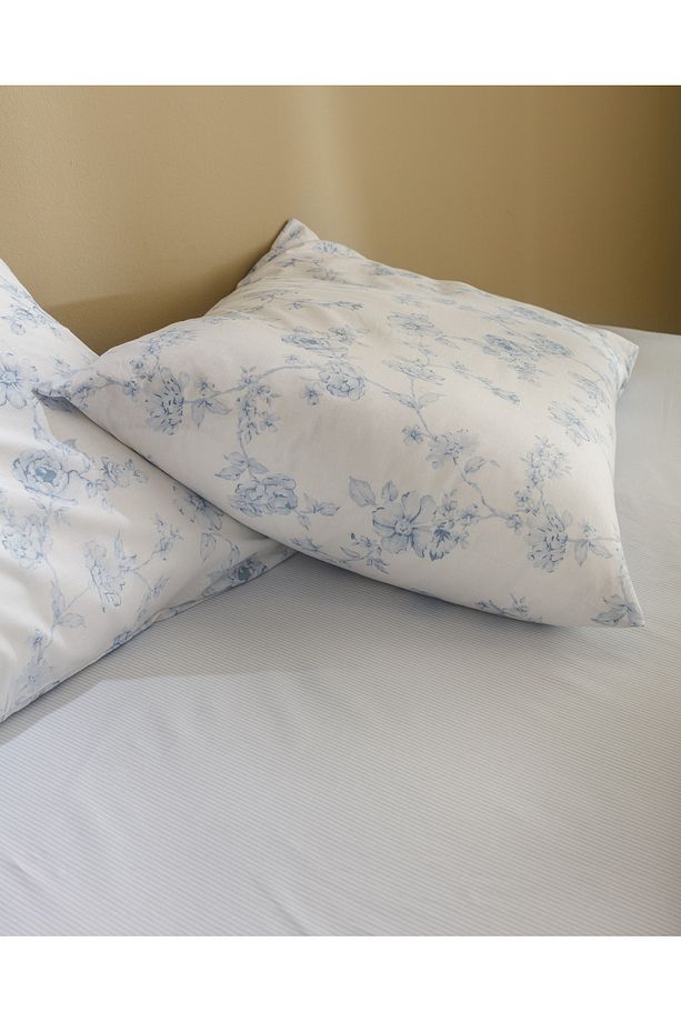 Tiny King Size %100 Pamuk Ranforce Lastikli Baskılı Nevresim Takımı - Mavi - 5