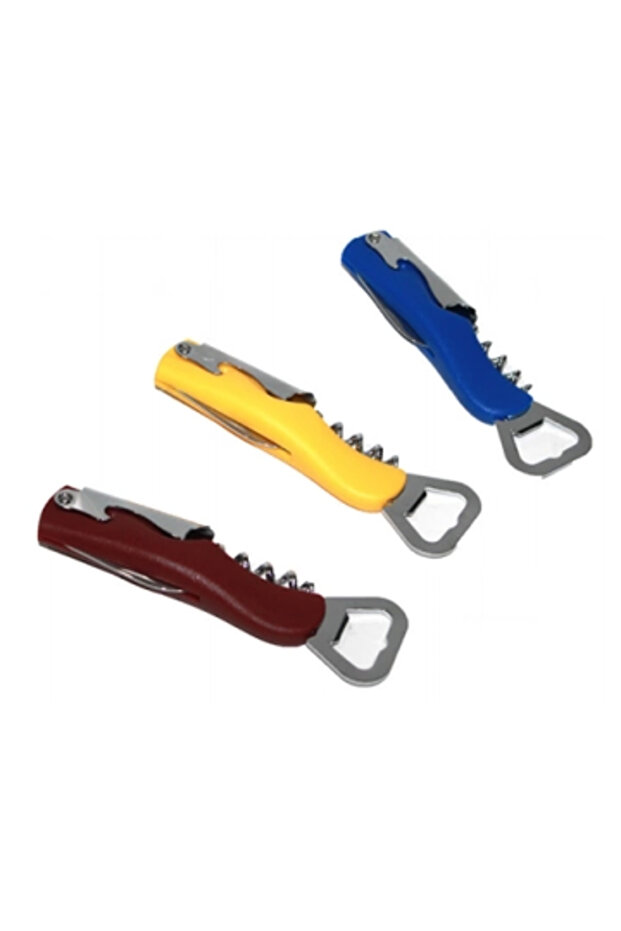 Multi-Purpose and Convenient Metal Corkscrew - Opener 4 Functions