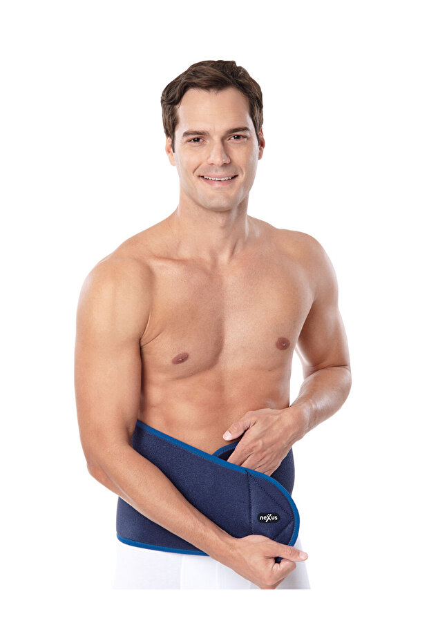 Unisex Blue Elastic Waist Support