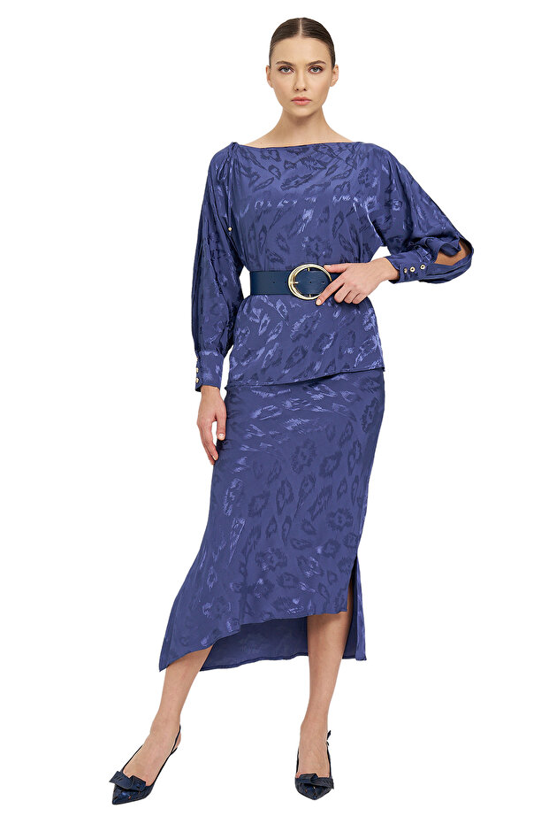 Omuz ve Kol Dekolteli Bluz - 4