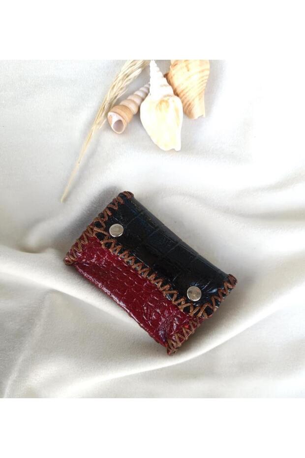 Wallet Genuine Leather Coin Purse Handmade Bag Inside 2 Compartments