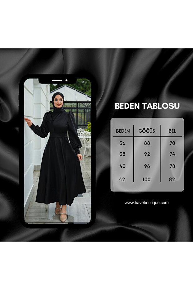 Rochie de seară Mia neagră - 5