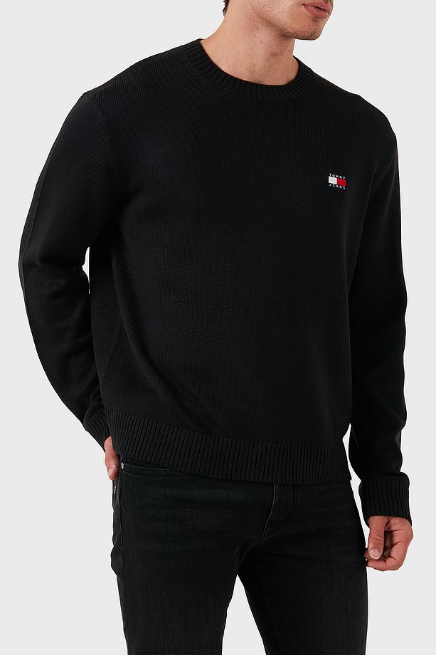 Yün Karışımlı Regular Fit Bisiklet Yaka Kazak Erkek KAZAK DM0DM20706 BDS - 3
