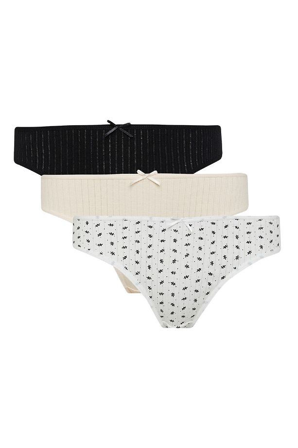 Fall In Love 3'lü Paketli Basic Slip Külot 3168243 - 1
