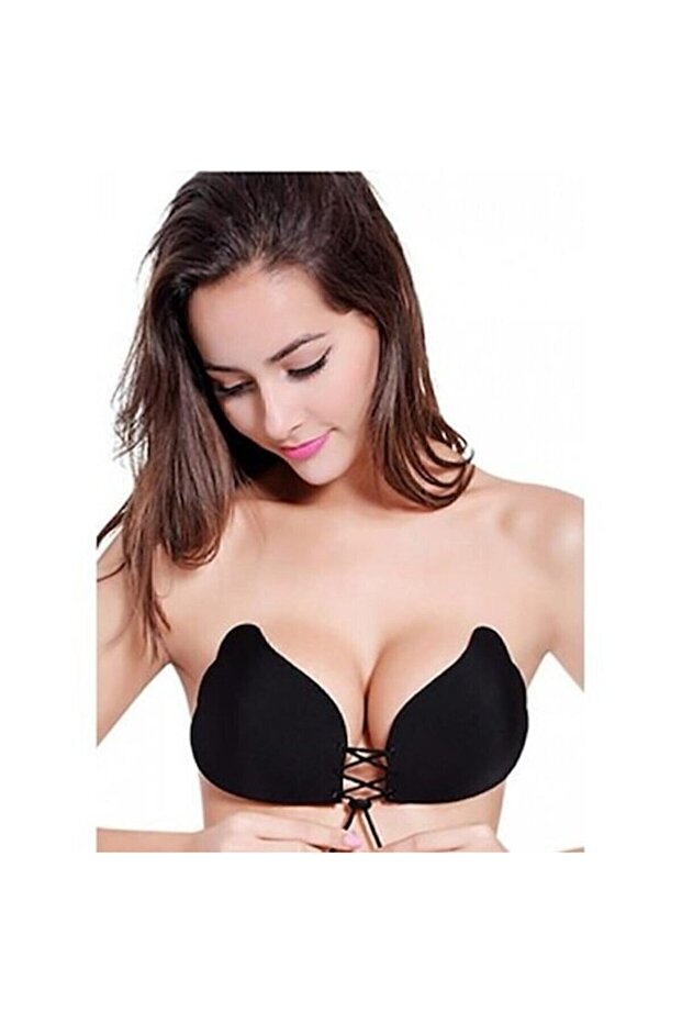 Strapless Seamless Padding Silicone Adhesive Butterfly Bra -