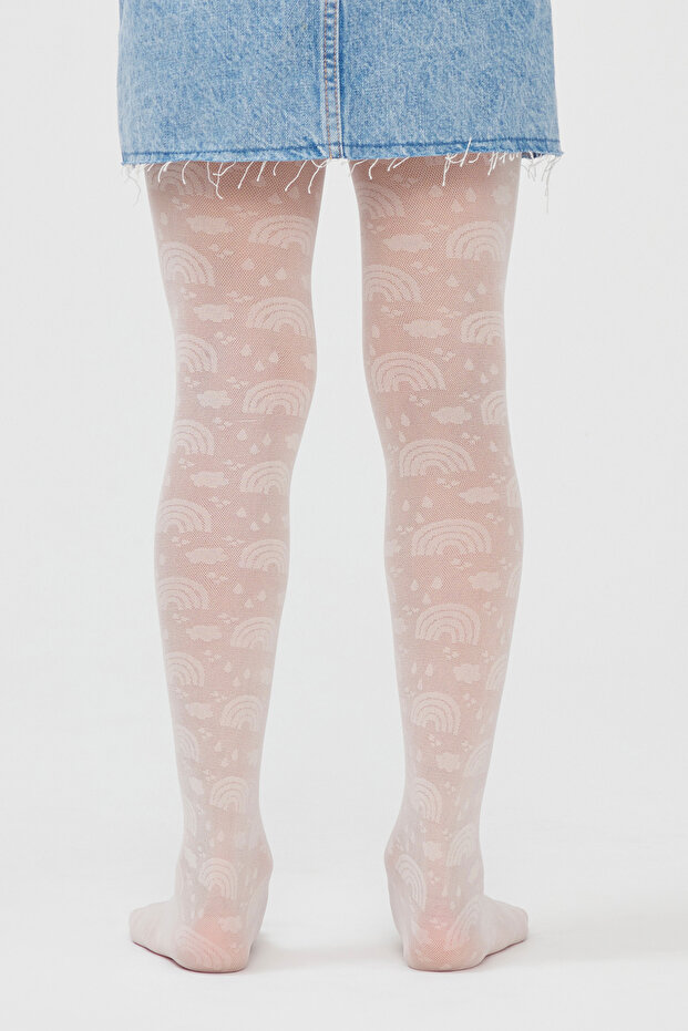 Vanilya Pretty Rainbow Cloud Külotlu Çorap - 2