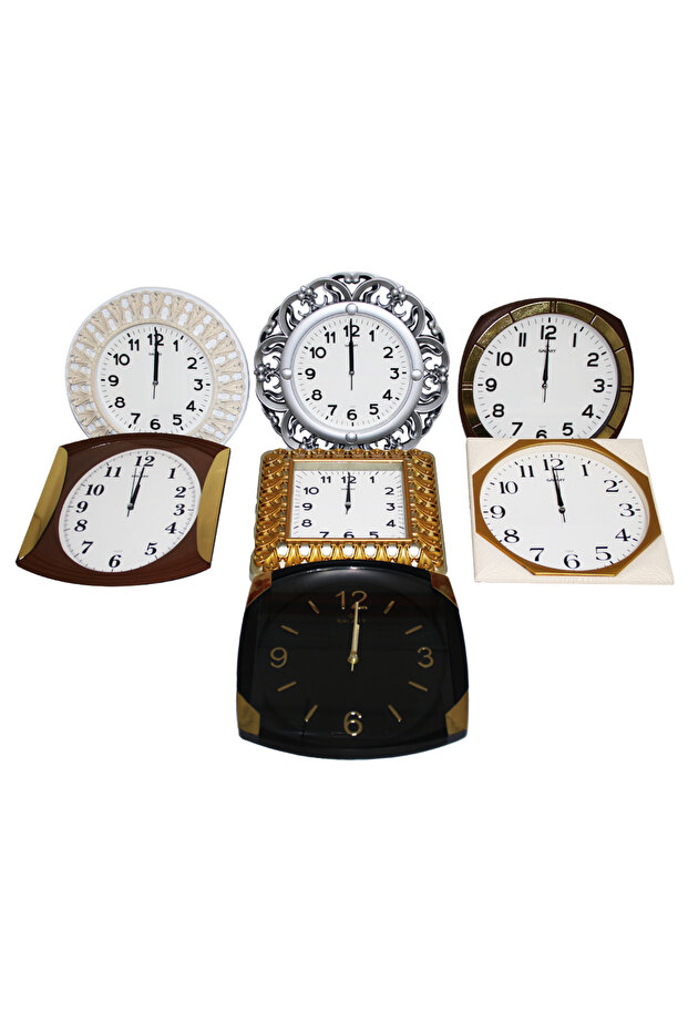 ساعة حائط مسطحة متنوعة (4940) - 1