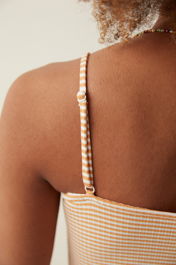 Striped Bodysuit - 5