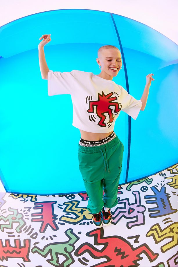 Cargo Jogger Pantolon -keith Haring Koleksiyonu - 1