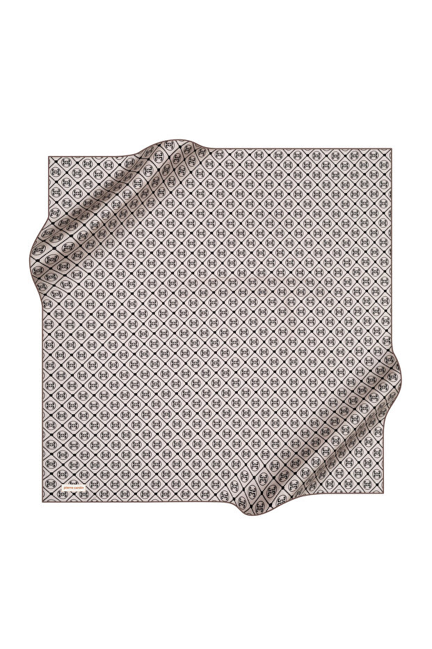 Silk Scarf - 8631438-933 Beige