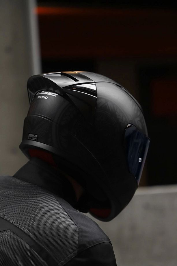 Rapıd 2 Race Takaroa Mat Siyah Kask - 4