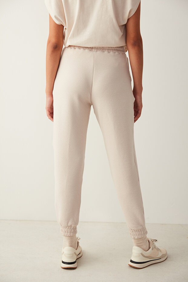 Stone Effect Jogger Pantolon - 3