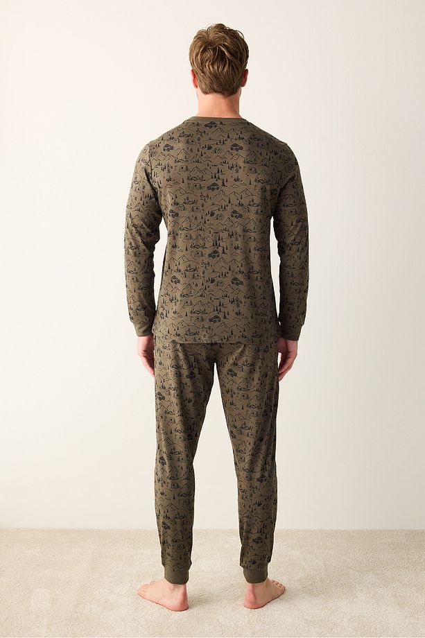 Mountain Çok Renkli Jogger Pijama Takımı - 5