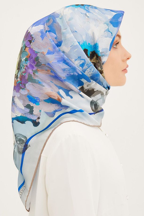 İpek Eşarp 2023 Yaz 8951-38 Twill - 2