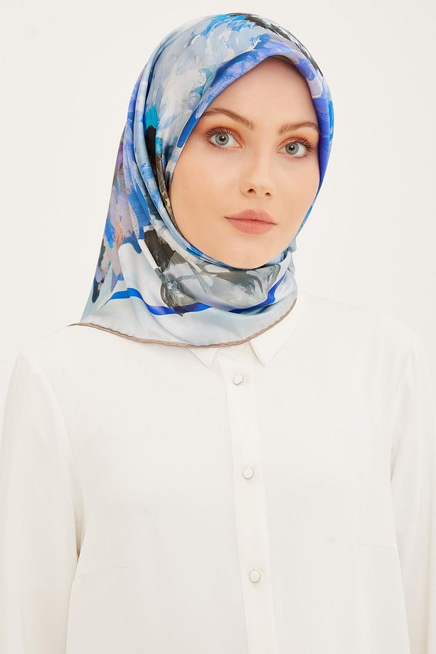 İpek Eşarp 2023 Yaz 8951-38 Twill - 1