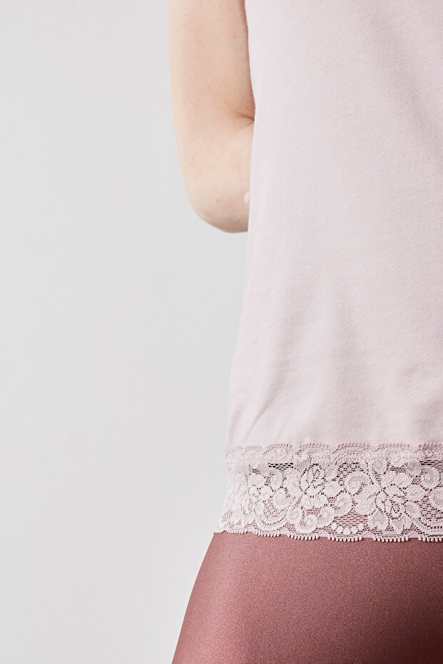 Lila Basic Lace Atlet - 3