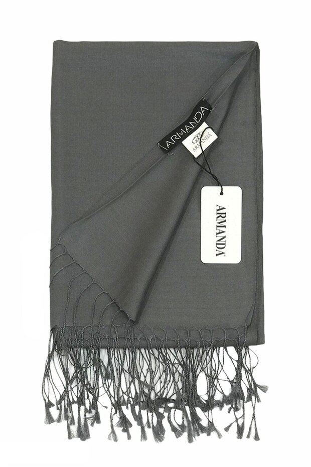 İpek Şal - Füme - 1