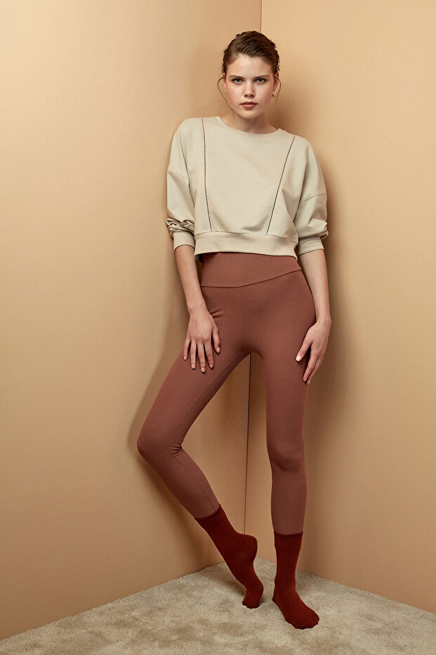 Relax Ribbed Legging - 4