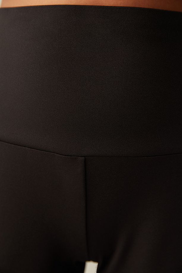 Siyah Yüksek Bel Miracle Jogger Pantolon - 4