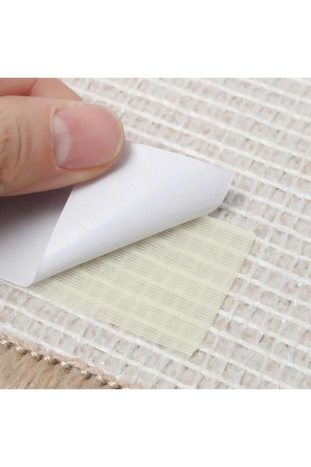 Bukle Halı Oval Alınlıklı Basamak Ve Merdiven Paspası - Bej / Adet Olarak Satılır - 4
