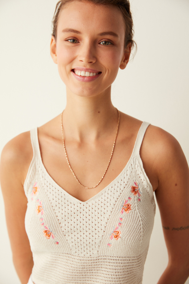 Çok Renkli Triko Üst - 4