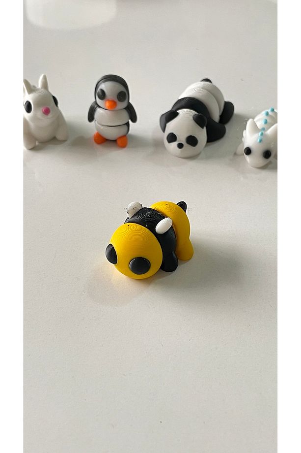 Sevimli Arı Mini Oyuncak 1 Adet - 1