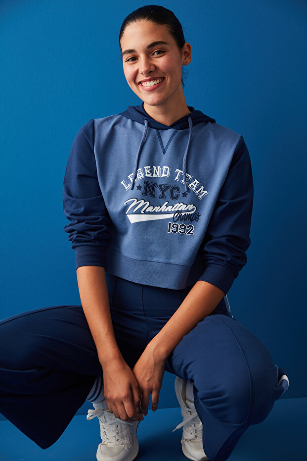 Two Toned Sweatshirt - 1