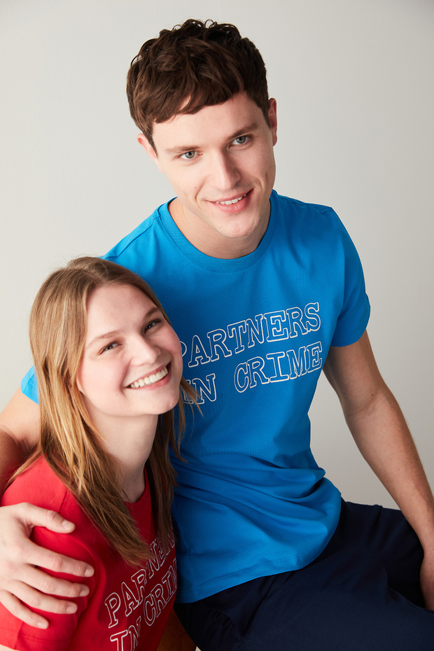 طقم بيجامة متعدد الألوان من بارتنرز - 4