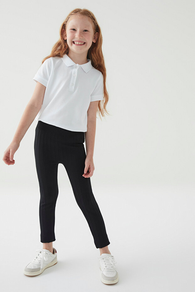 Black Girls' Thermal Tights