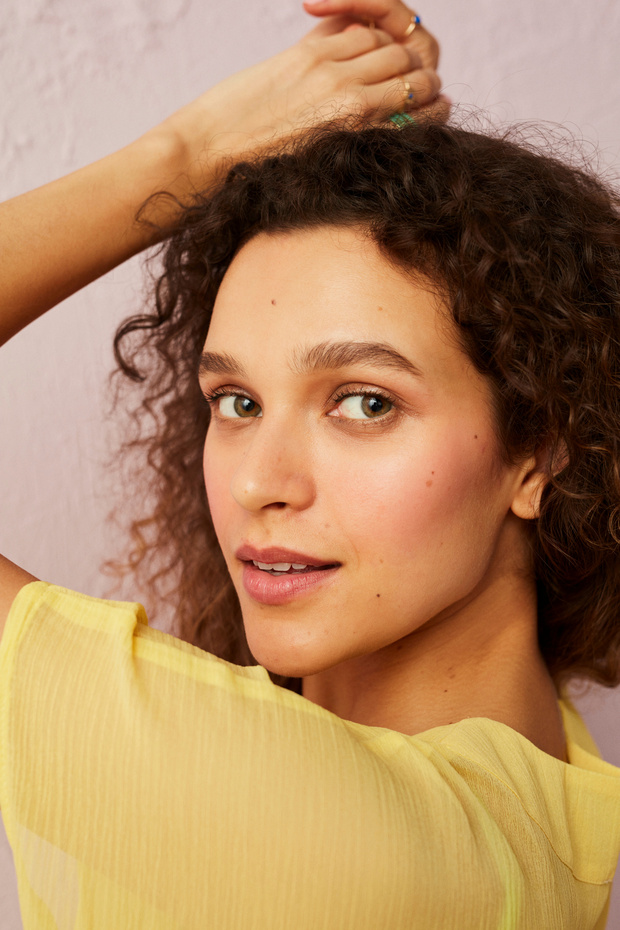 Sarı Basic Kaftan - 5