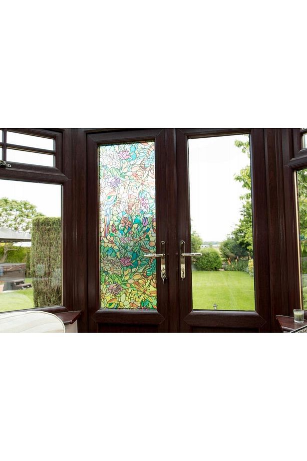 446-3231 Rengarenk Kendinden Yapışkanlı Cam Vitray Folyo (45CM X 2MT) - 7