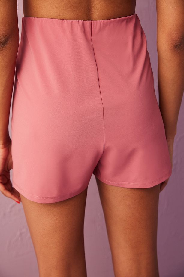 Gül Kurusu Skirt Deniz Şortu - 4