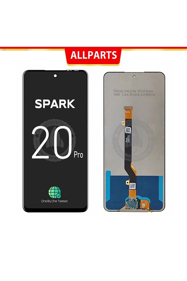 Tecno Spark 20 Pro Uyumlu LCD Ekran +Tamir Seti - 1