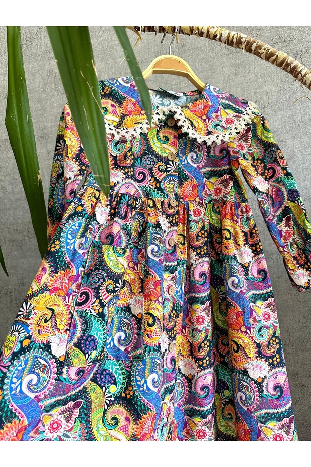 Πολύχρωμο φόρεμα Ahsen - 2