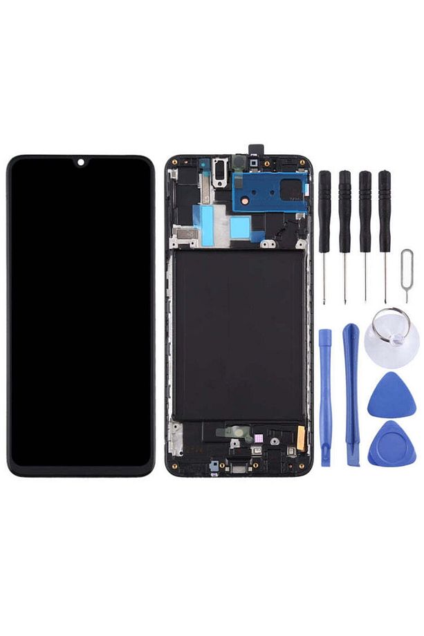 Galaxy A70 LCD Ekran AMOLED ve Çerçeveli +Tamir Seti - 2