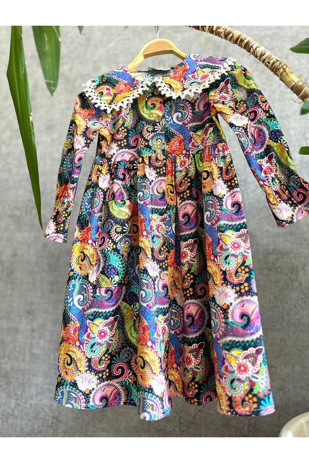 Πολύχρωμο φόρεμα Ahsen - 5