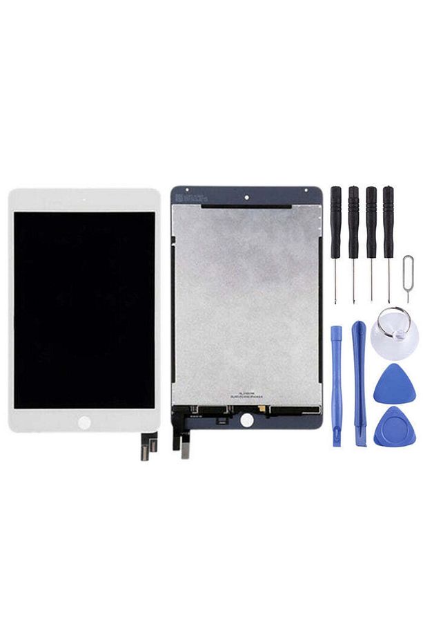 iPad Mini 5 2019 A2124 A2126 A2133 LCD Ekran Beyaz+Tamir Seti - 2