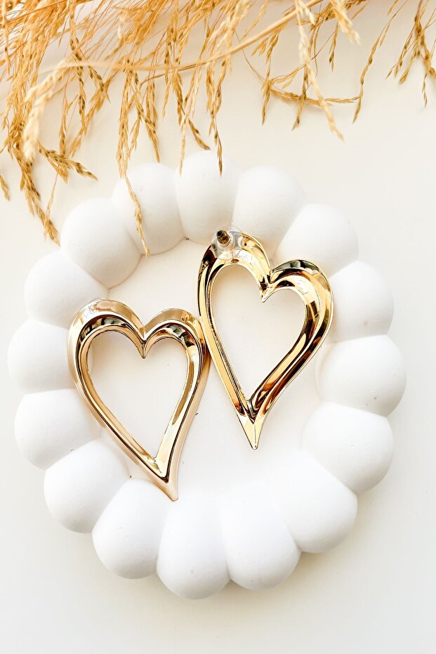 أقراط على شكل قلب - 2