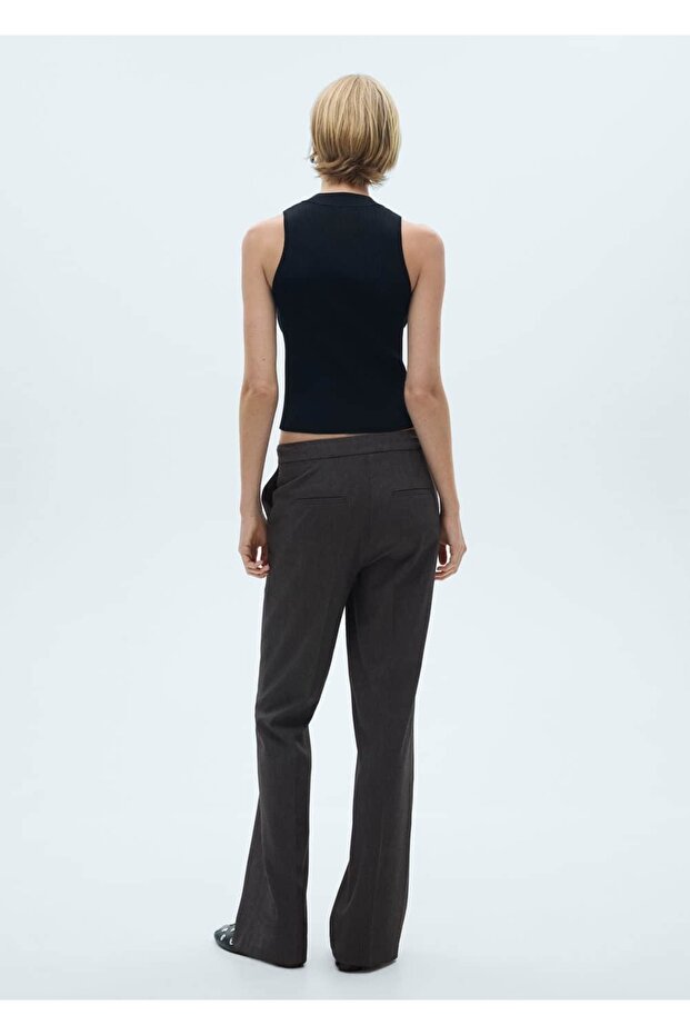 İspanyol paçalı takım pantolon - 4