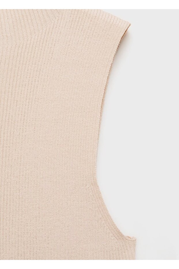 Fitilli dokuma düğmeli bluz - 5