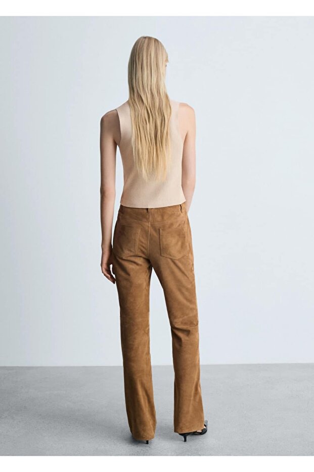 Fitilli dokuma düğmeli bluz - 4