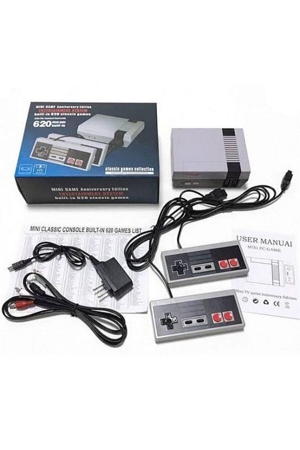 Retro Classic 620 Oyunlu Atari Game Box Tv Atarisi Çift Kollu - 1