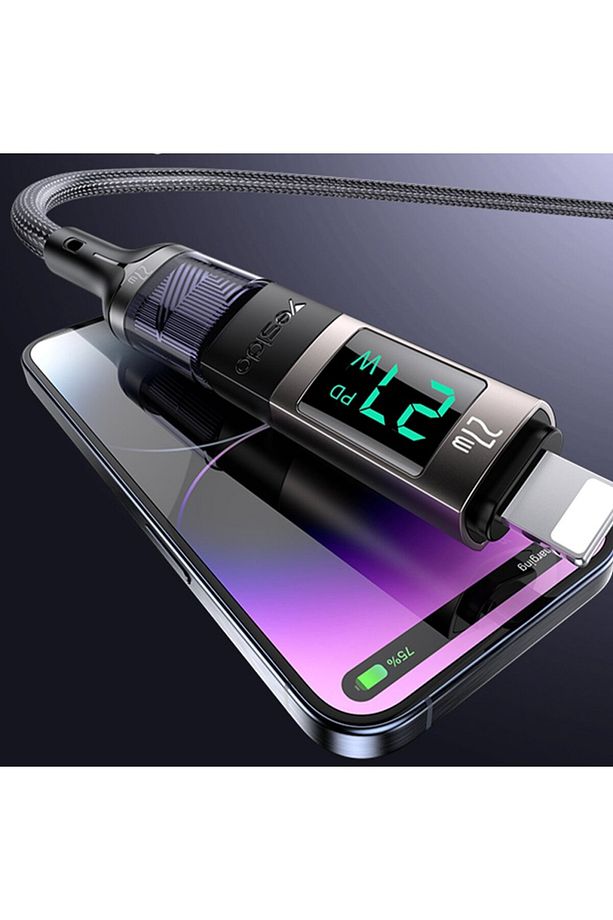 27W Lightning to Type C Çevirici Dönüştürücü Iphone Yuva Çevirici Otg Adaptör Hızlı Şarj Dönüştürücü - 2