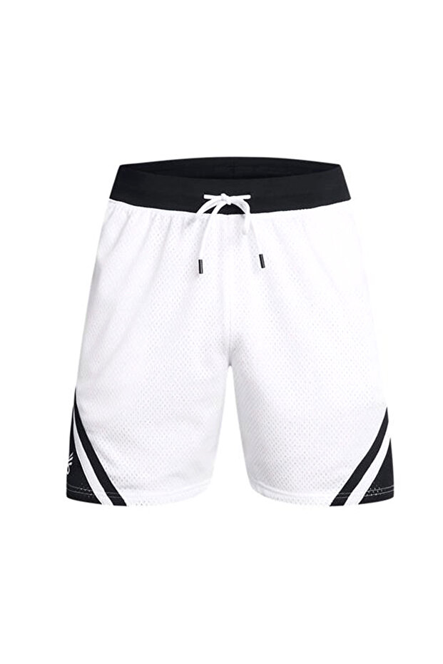 Curry Mesh 4 Erkek Beyaz Basketbol Şort 1384470-100 - 4