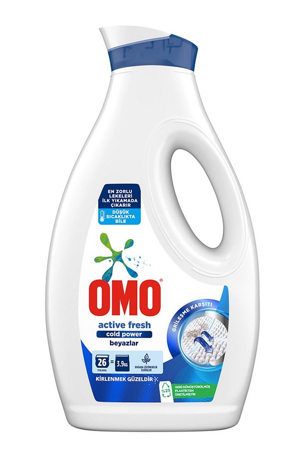 Sıvı Çamaşır Deterjanı Active Fresh Cold Power Beyazlar 1690 ml X 4 Adet - 4